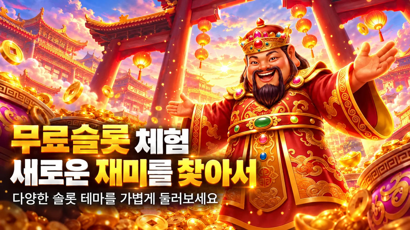 무료슬롯 체험 - 새로운 재미를 찾아서 (재물신 테마)