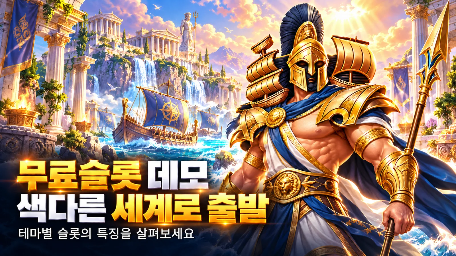 무료슬롯 데모 - 색다른 세계로 출발 (신화 전사 테마)